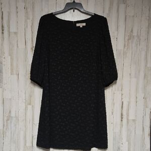 LOFT Plus Size 18 Black Dolman Sleeve Dress